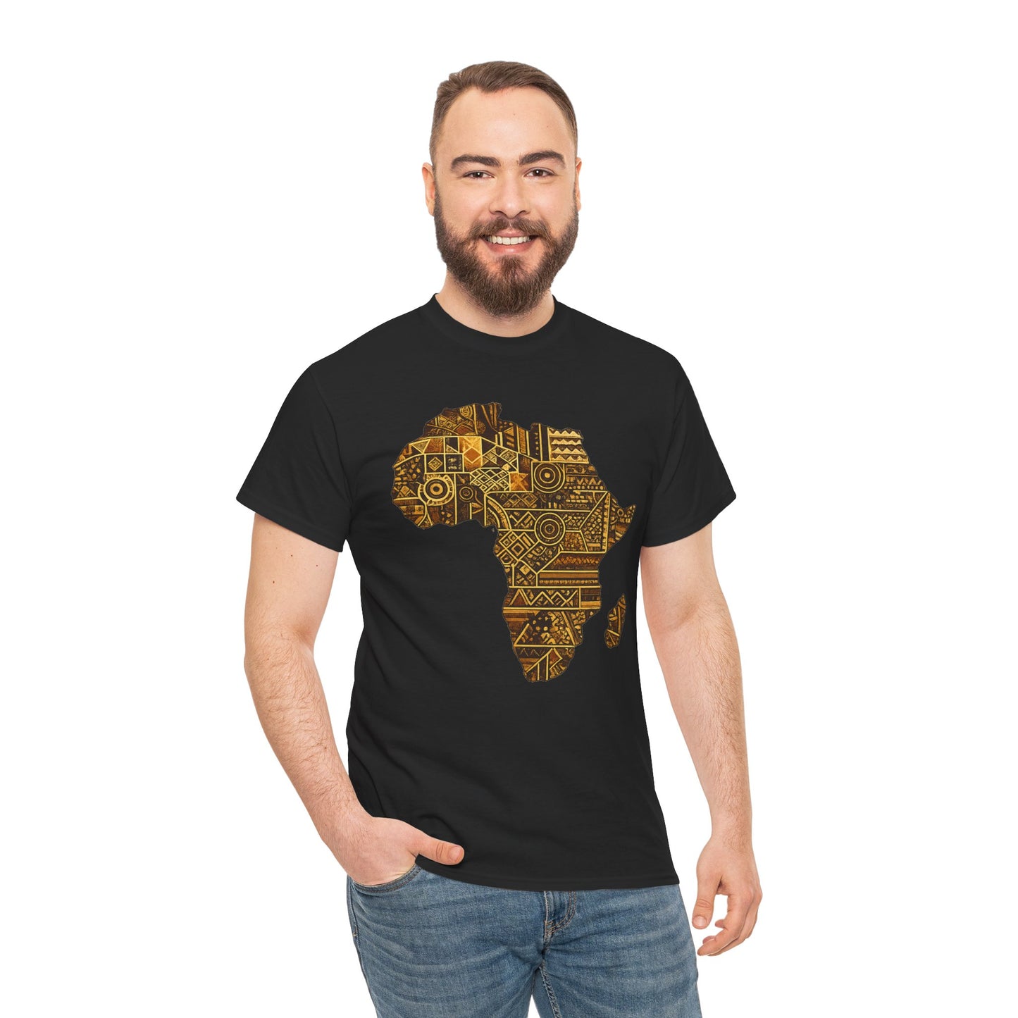 African Heritage Graphic T-Shirt | Premium Unisex Africa Map Tee