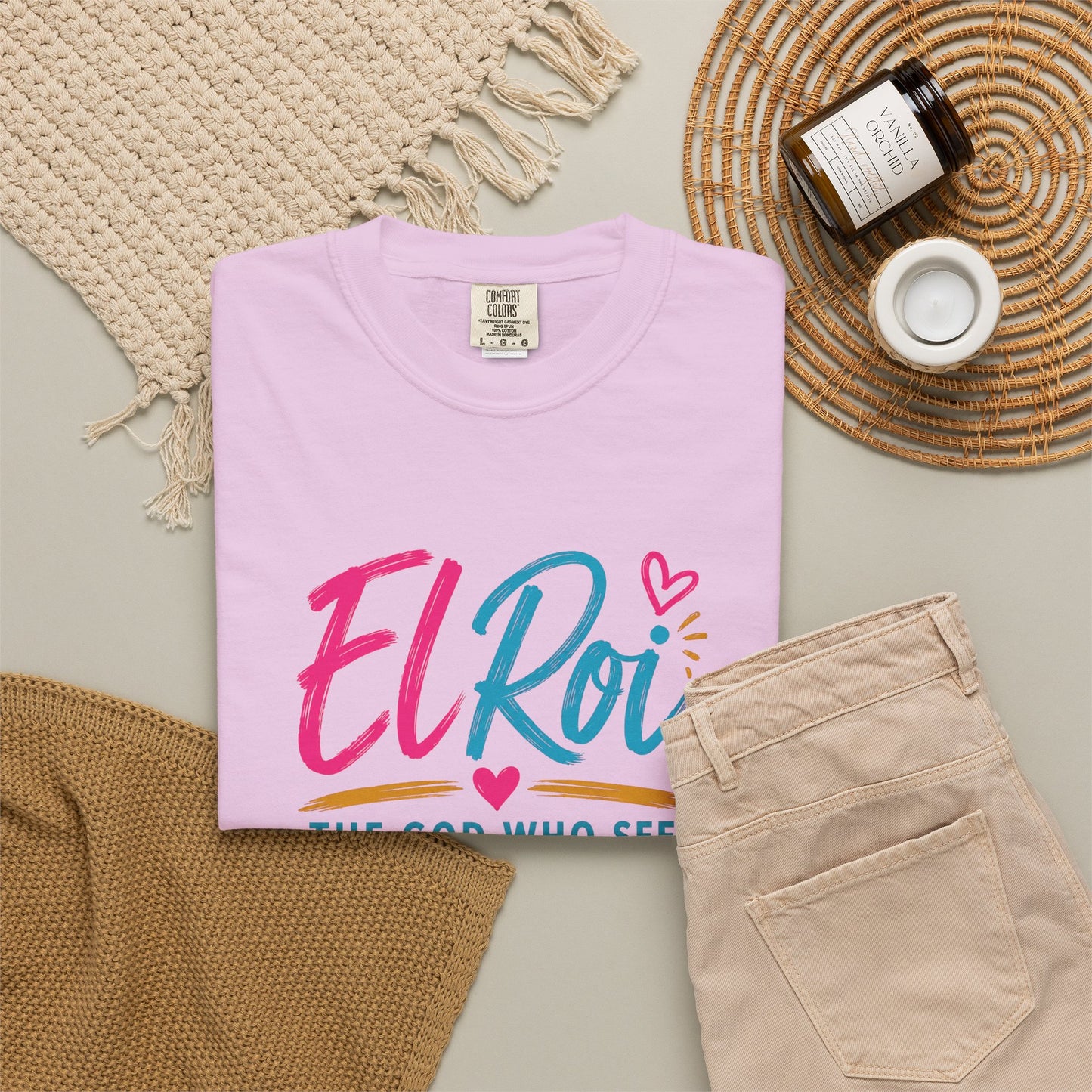 El Roi T-Shirt — "The God Who Sees" Genesis 16:13 Christian Tee