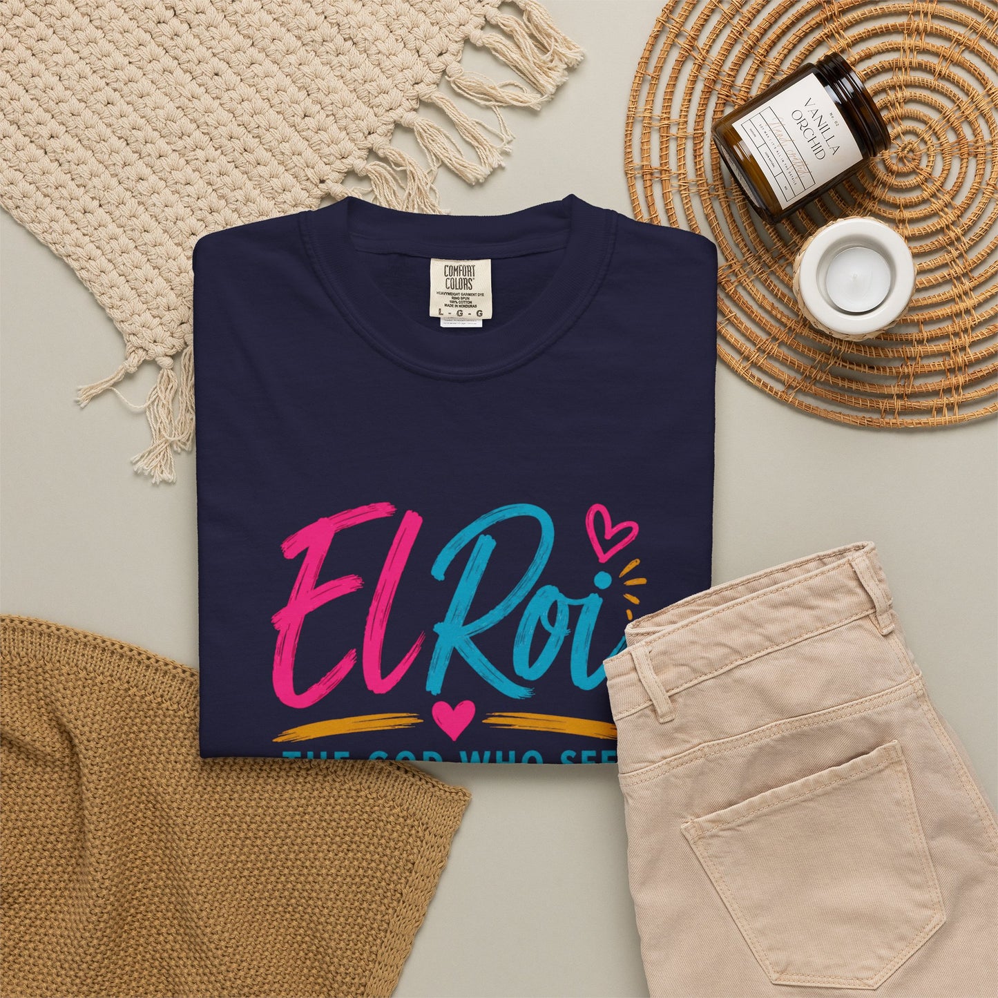 El Roi T-Shirt — "The God Who Sees" Genesis 16:13 Christian Tee