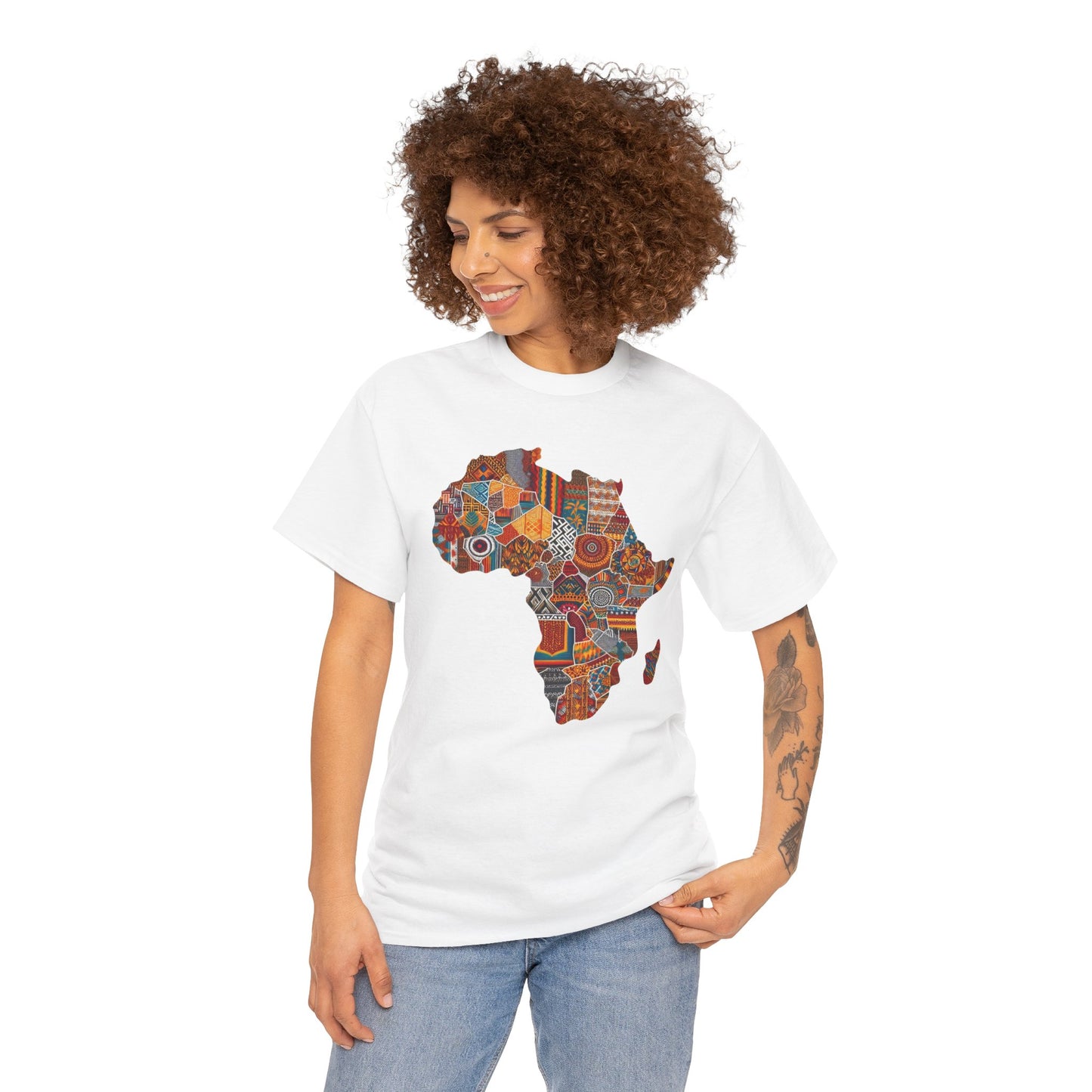 African Heritage Graphic T-Shirt | Premium Unisex Africa Map Tee