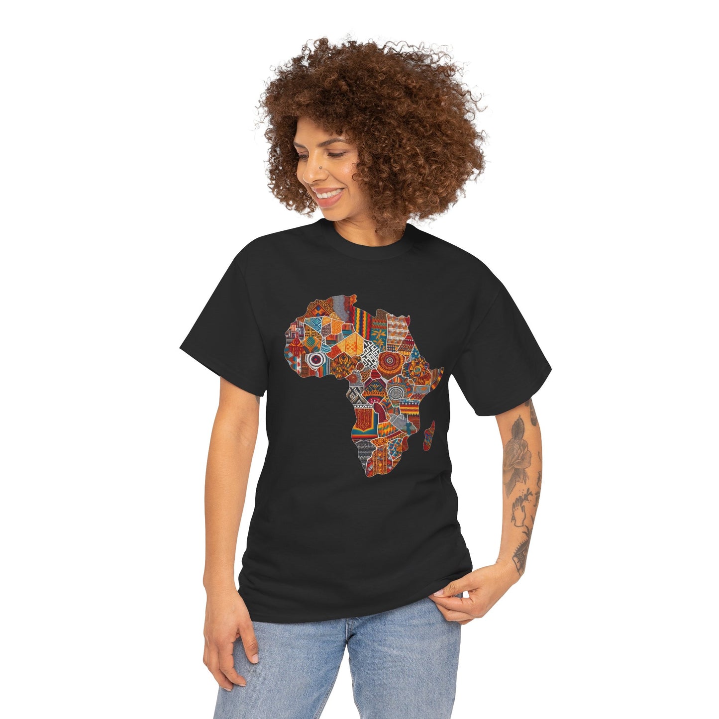 African Heritage Graphic T-Shirt | Premium Unisex Africa Map Tee