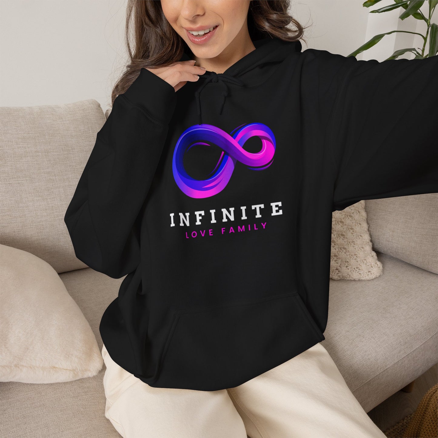 Infinite love family hoodie
