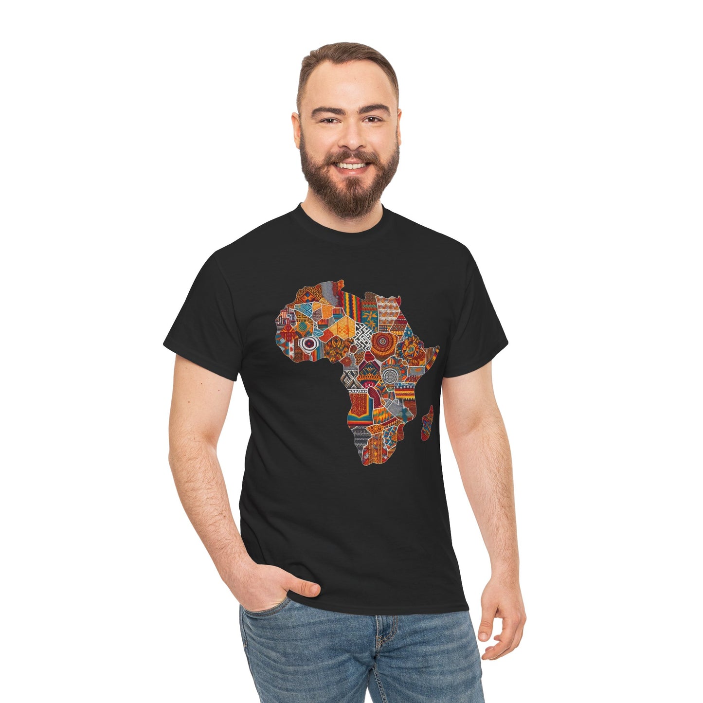 African Heritage Graphic T-Shirt | Premium Unisex Africa Map Tee