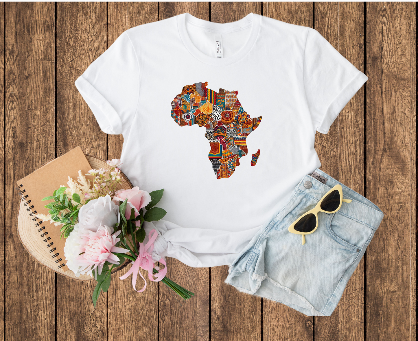 African Heritage Graphic T-Shirt | Premium Unisex Africa Map Tee