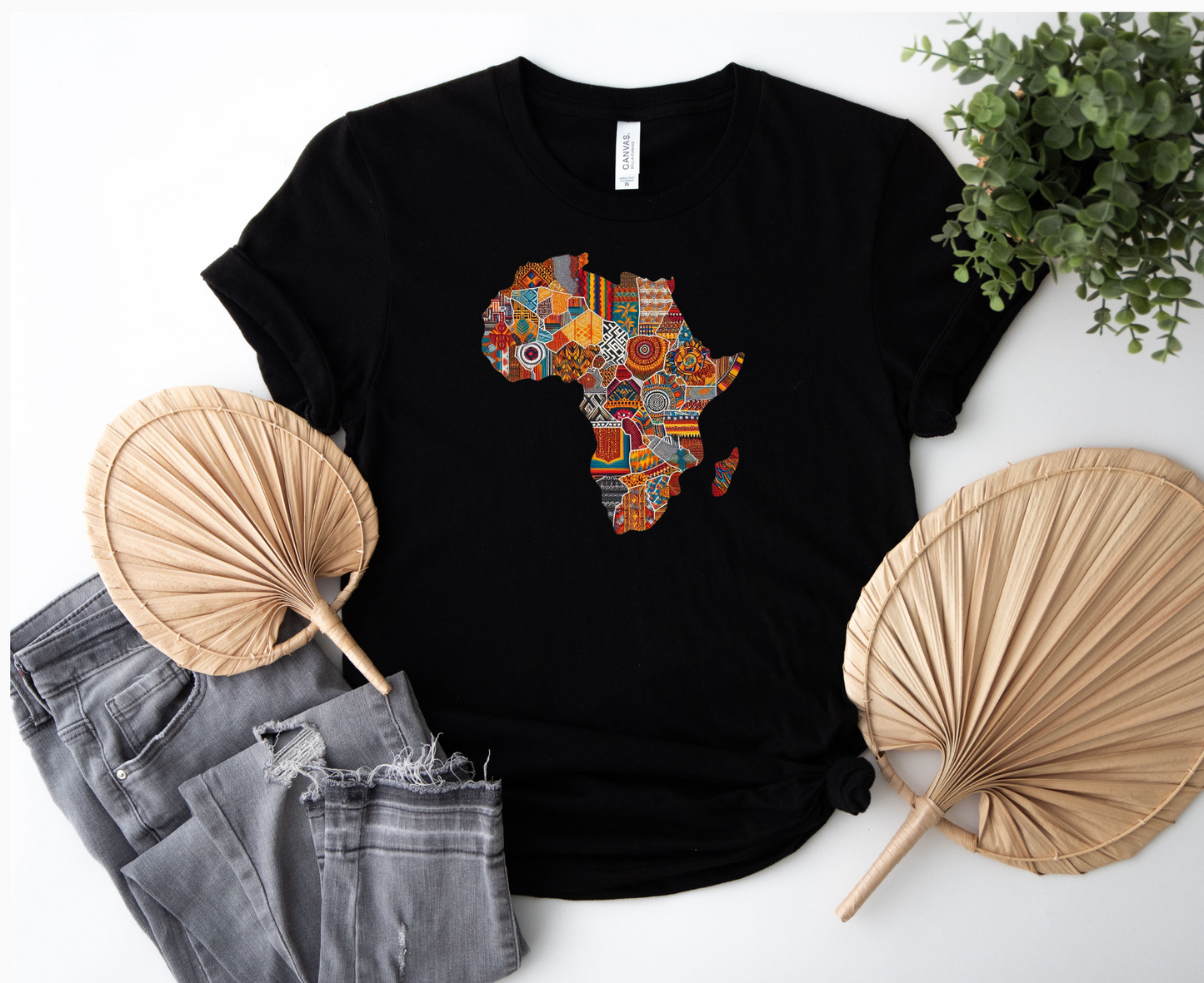 African Heritage Graphic T-Shirt | Premium Unisex Africa Map Tee