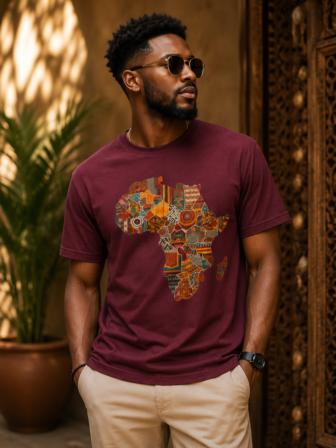 African Heritage Graphic T-Shirt | Premium Unisex Africa Map Tee