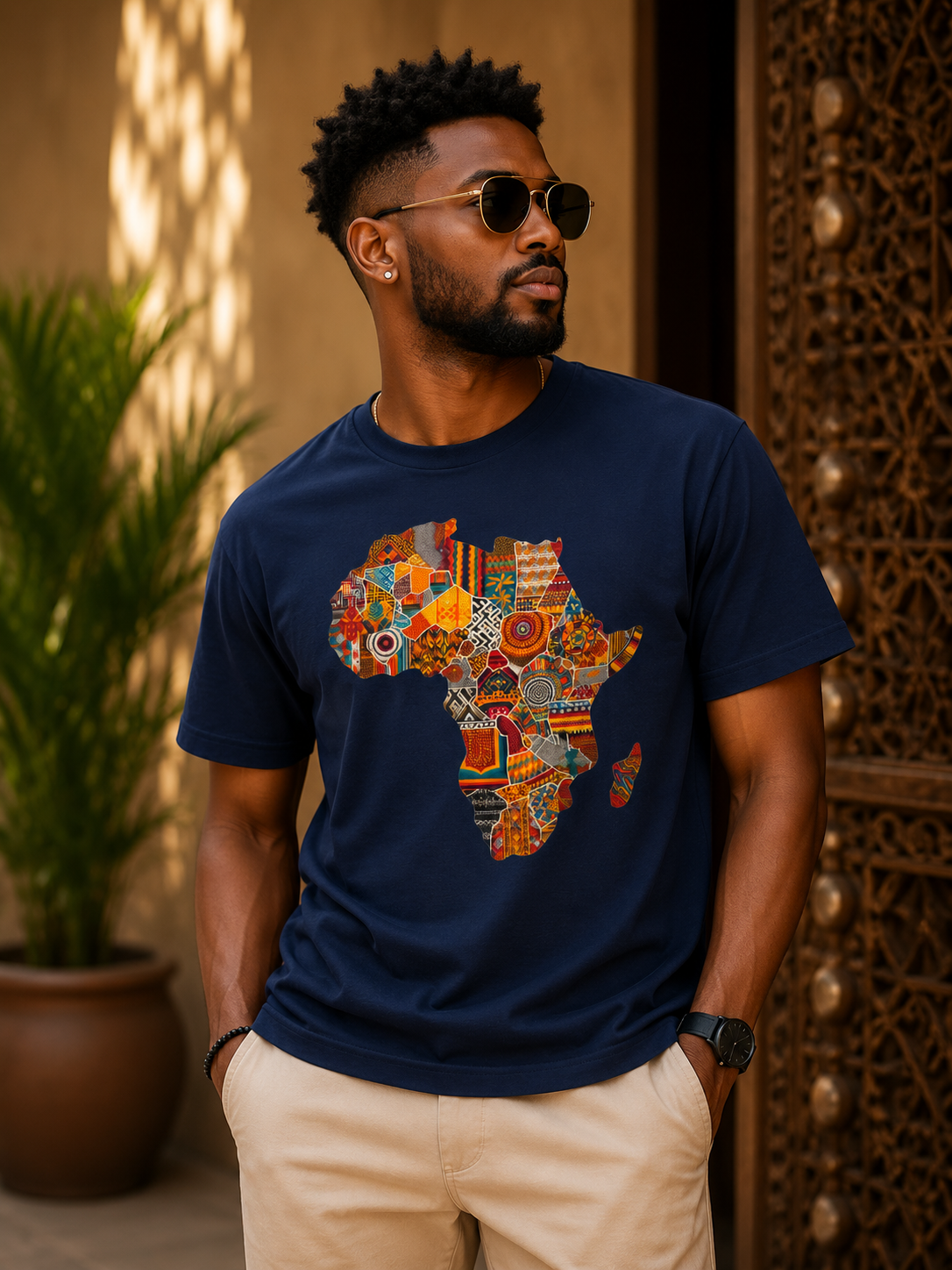 African Heritage Graphic T-Shirt | Premium Unisex Africa Map Tee