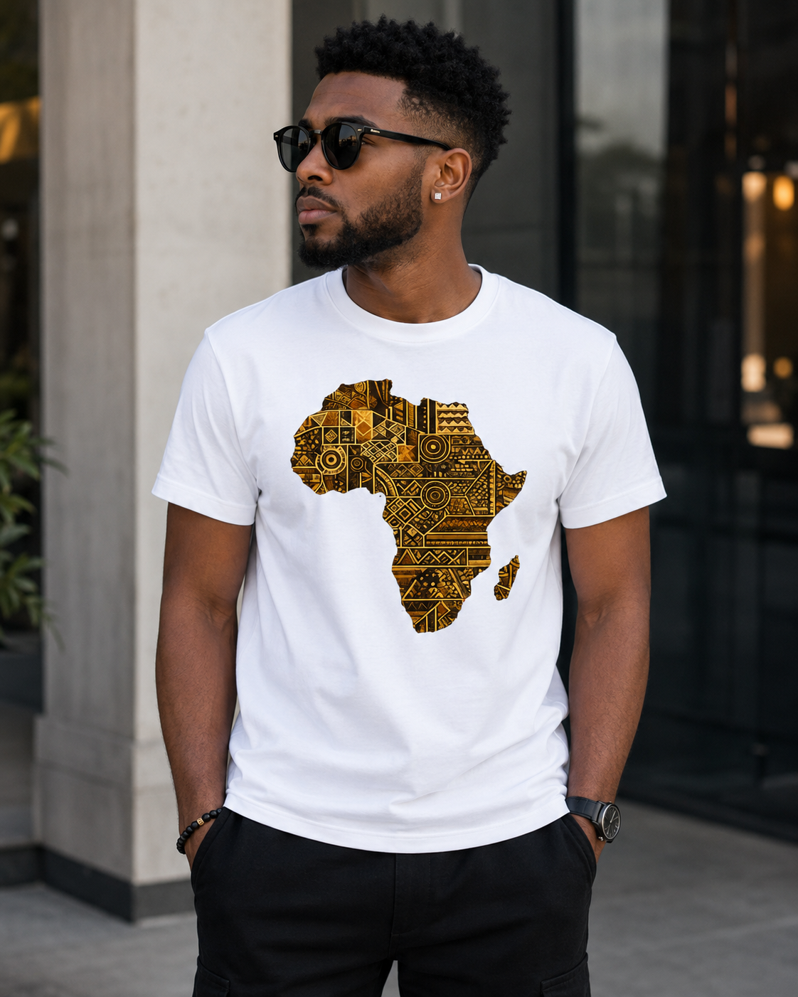 African Heritage Graphic T-Shirt | Premium Unisex Africa Map Tee
