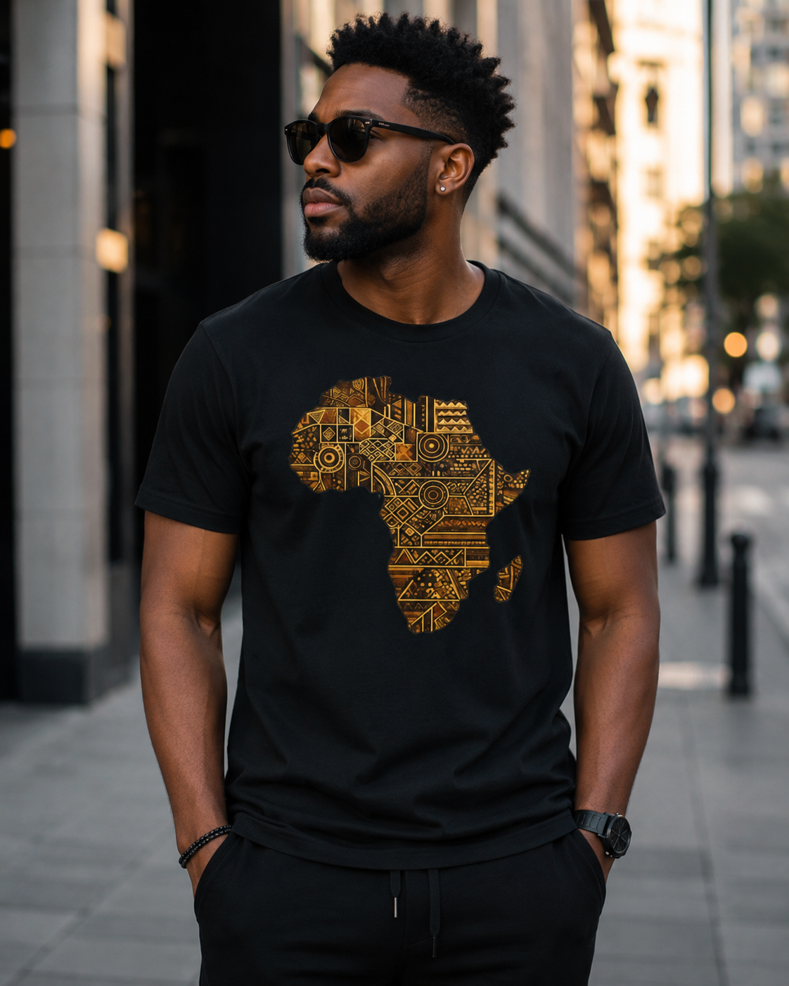 African Heritage Graphic T-Shirt | Premium Unisex Africa Map Tee