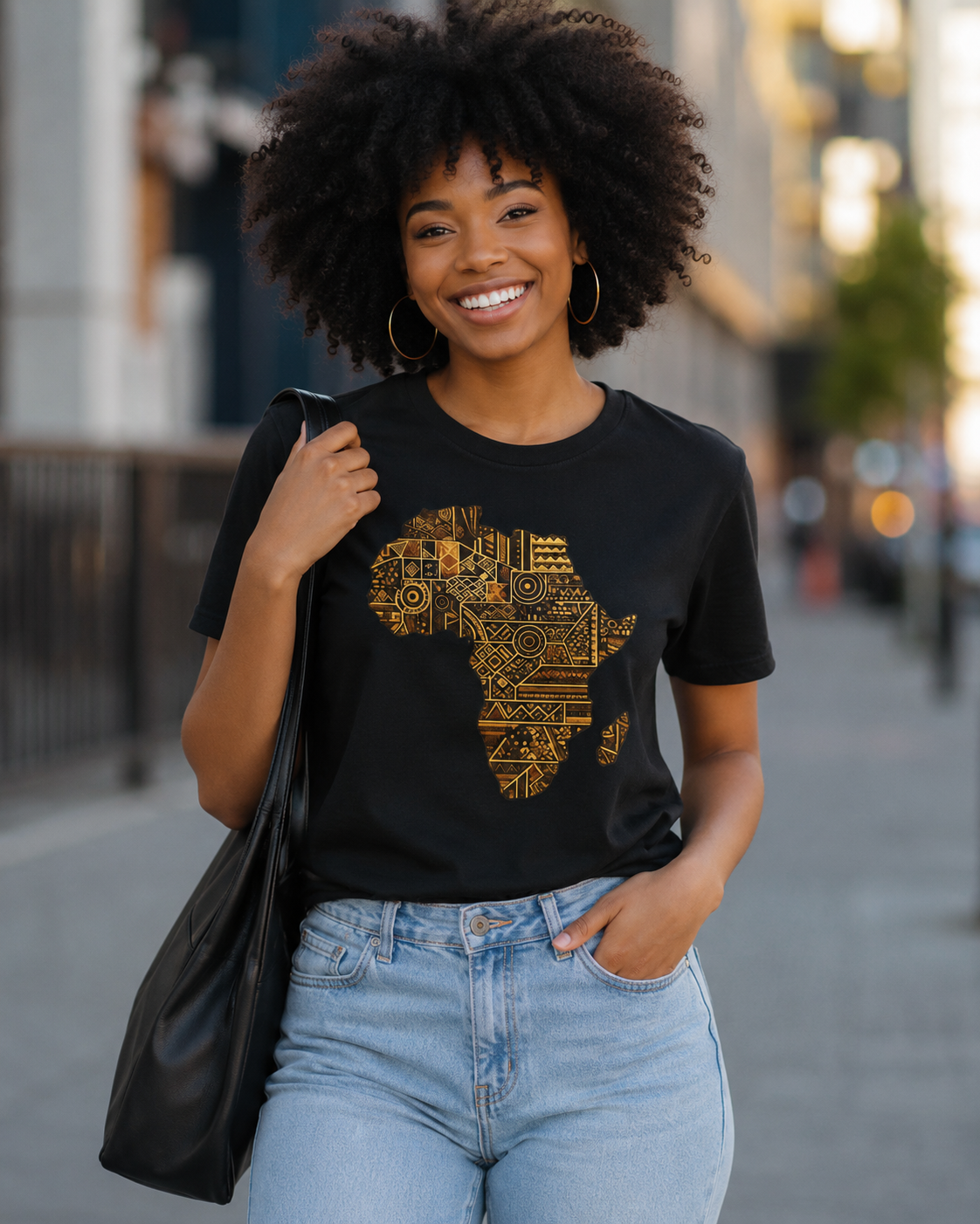 African Heritage Graphic T-Shirt | Premium Unisex Africa Map Tee
