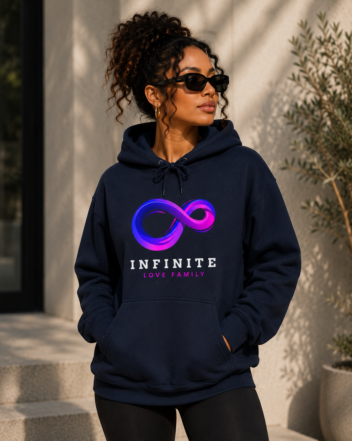 Infinite love family hoodie