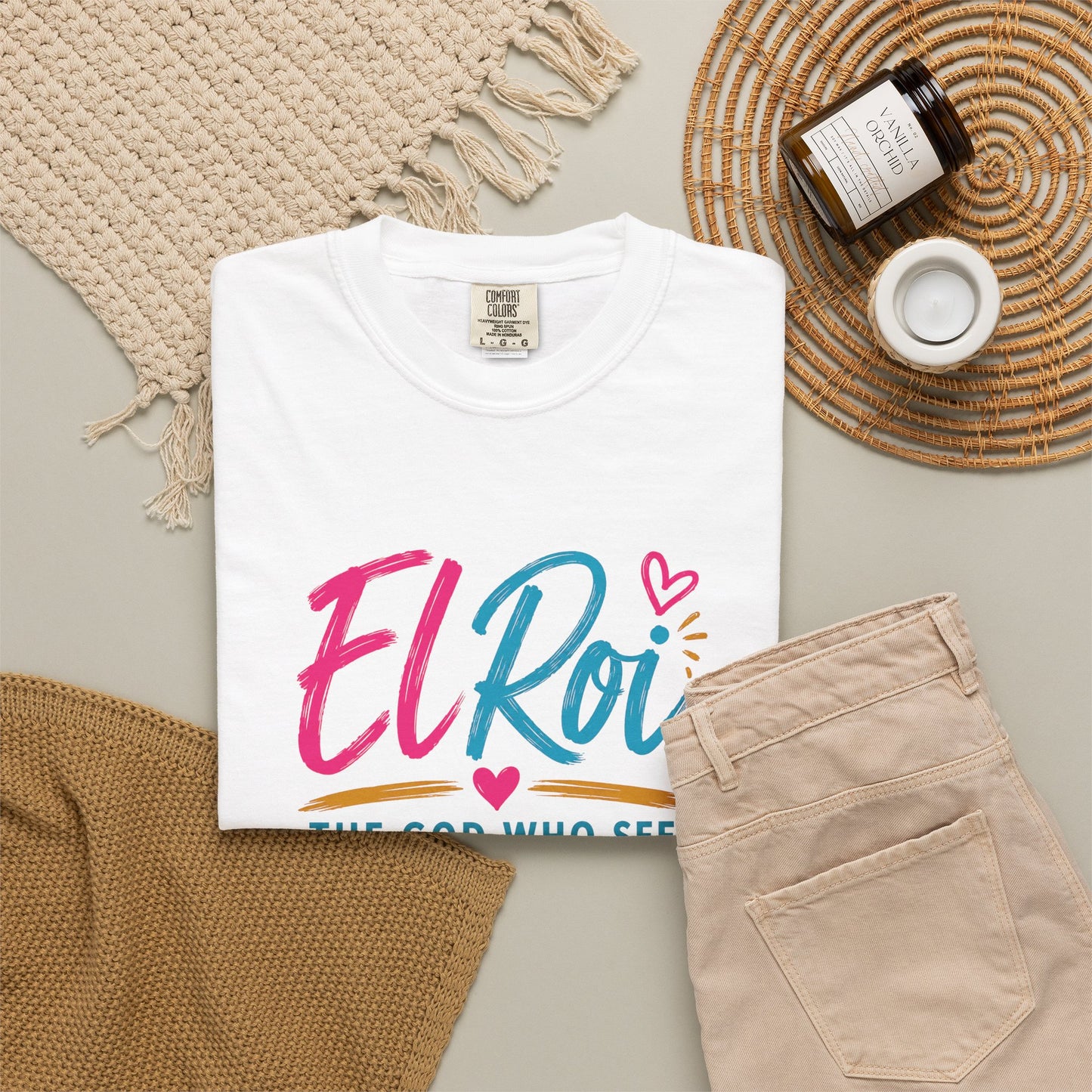 El Roi T-Shirt — "The God Who Sees" Genesis 16:13 Christian Tee