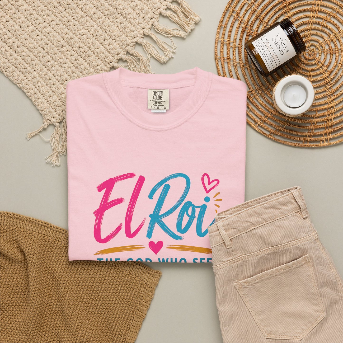 El Roi T-Shirt — "The God Who Sees" Genesis 16:13 Christian Tee